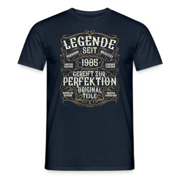 Legende 1985 Geburtstag legendär seit 1985 - Männer T-Shirt - Navy - Vorne - AI Model Male 178 light (178cm)