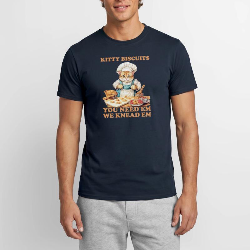 Kitty Biscuits Cat Cat Biscuits Baker Baker Men’s T-shirt