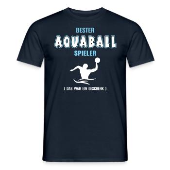 Bester Aquaball Spieler Aquaballer Aquaballspieler - Männer T-Shirt - Navy - Vorne - AI Model Male 178 light (178cm)