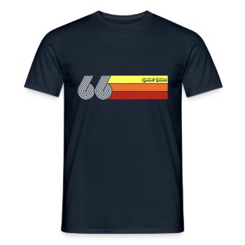 Made 1966, Born 1966 Birthday - Men's T-Shirt - navy - Front - AI Model Male 178 light (178cm)