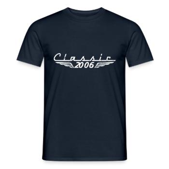 2006 Vintage Birthday Retro Vintage Gift - Men's T-Shirt - navy - Front - AI Model Male 178 light (178cm)