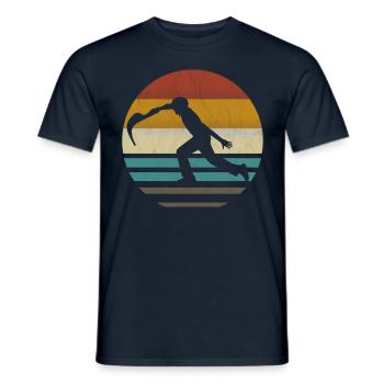 Jai Alai Sports Retro vintage Cesta-Punta, Pelota - Men's T-Shirt - navy - Front - AI Model Male 178 light (178cm)