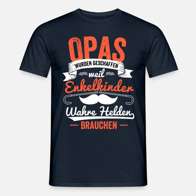 Les papis ont été créés parce que - T-shirt homme - marine