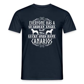 Canario Angels - Männer T-Shirt - Navy - Vorne - AI Model Male 178 light (178cm)