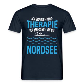 Je ne suis pas besoin d'un traitement, je dois la mer du Nord - T-shirt homme - marine - Devant - AI Model Male 178 light (178cm)