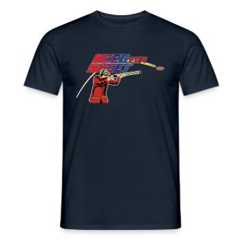 Need for Skeet transparent - Männer T-Shirt - Navy - Vorne - AI Model Male 178 light (178cm)