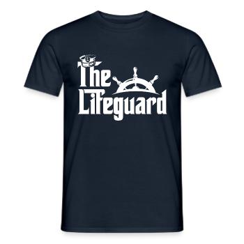 The Lifeguard Kreuzfahrt Urlaub Boot Schiff lustig - Männer T-Shirt - Navy - Vorne - AI Model Male 178 light (178cm)