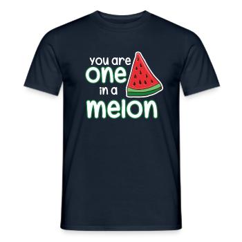 melons - T-shirt homme - marine - Devant - AI Model Male 178 light (178cm)