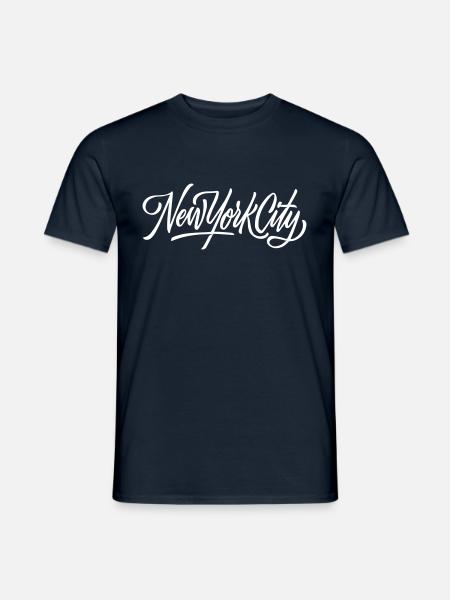 new york city - Männer T-Shirt - Navy