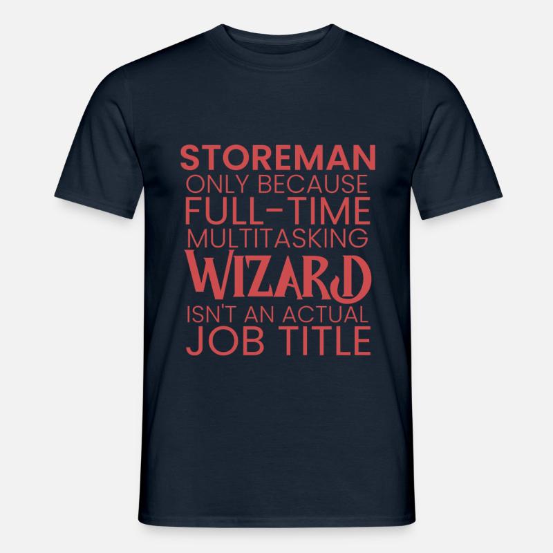 Storeman multitasking Wizard - Männer T-Shirt - Navy