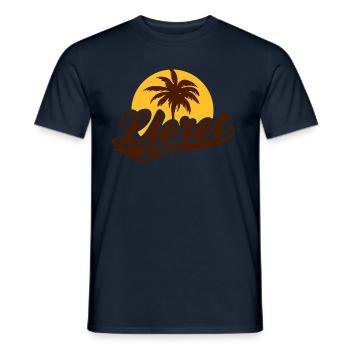 Lloret de Mar - Männer T-Shirt - Navy - Vorne - AI Model Male 178 light (178cm)