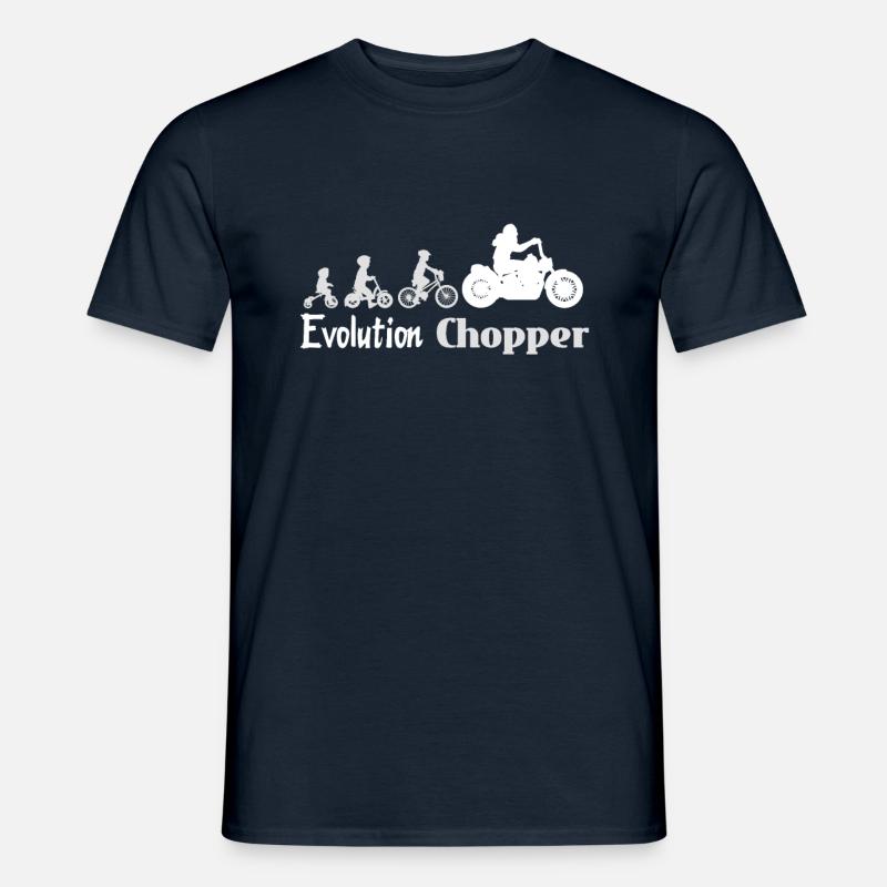 Evolution Chopper Evo - Männer T-Shirt - Navy