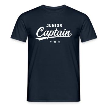 Bateau bateau capitaine capitaine cadeau - T-shirt homme - marine - Devant - AI Model Male 178 light (178cm)