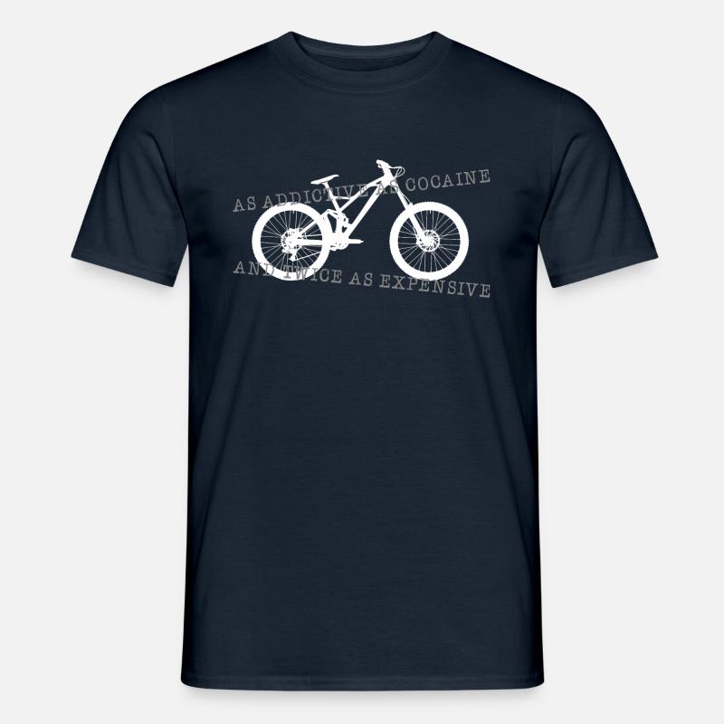 Downhill addictive - Männer T-Shirt - Navy