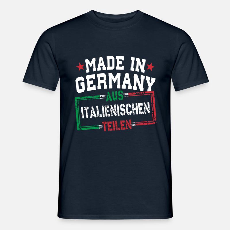 Italienischer Junge - Männer T-Shirt - Navy