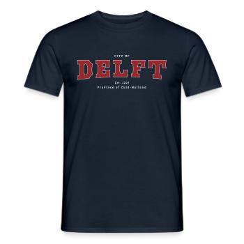 Delft - Men's T-Shirt - navy - Front - AI Model Male 178 light (178cm)