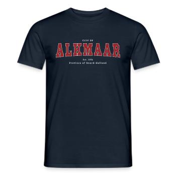 Alkmaar - Men's T-Shirt - navy - Front - AI Model Male 178 light (178cm)