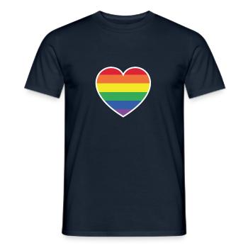 Pride - Männer T-Shirt - Navy - Vorne - AI Model Male 178 light (178cm)
