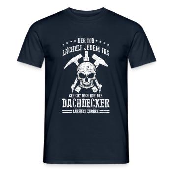 Couvreur - T-shirt homme - marine - Devant - AI Model Male 178 light (178cm)
