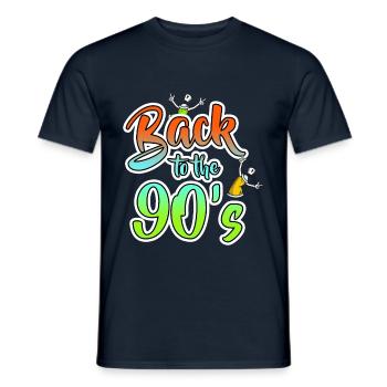 90 - T-shirt homme - marine - Devant - AI Model Male 178 light (178cm)