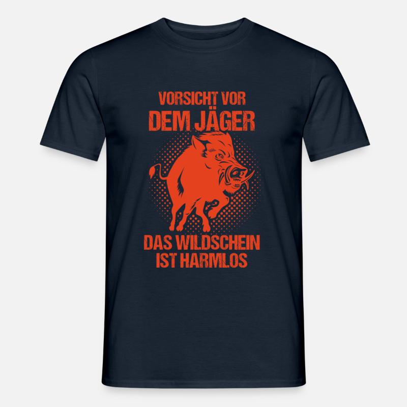 Jäger - Männer T-Shirt - Navy