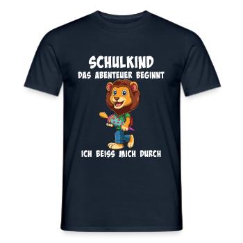 Einschlung - Männer T-Shirt - Navy - Vorne - AI Model Male 178 light (178cm)