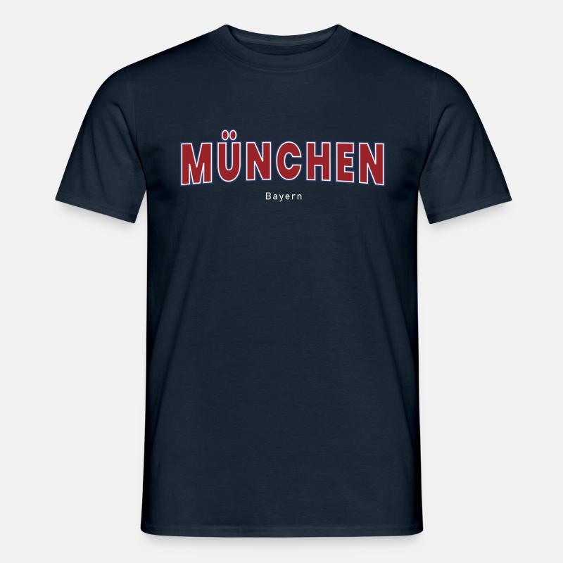 München - Männer T-Shirt - Navy