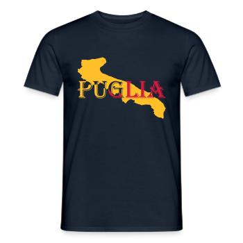 italia_puglia - T-shirt homme - marine - Devant - AI Model Male 178 light (178cm)