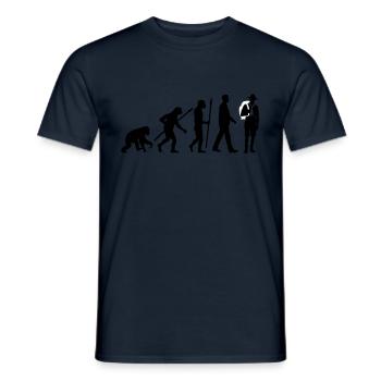 evolution_pfadfinder_2016_b_2c - Männer T-Shirt - Navy - Vorne - AI Model Male 178 light (178cm)