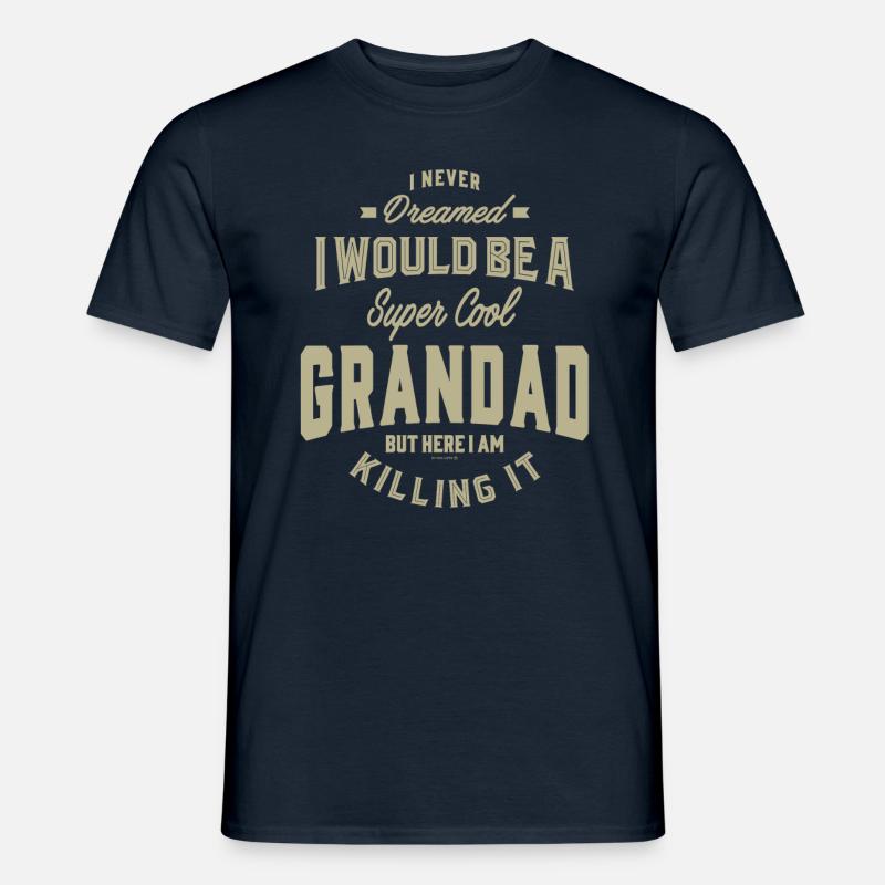 Super cooler Großvater - Männer T-Shirt - Navy