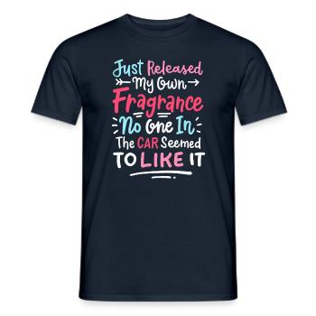 Womens Funny Farting - Men's T-Shirt - navy - Front - AI Model Male 178 light (178cm)