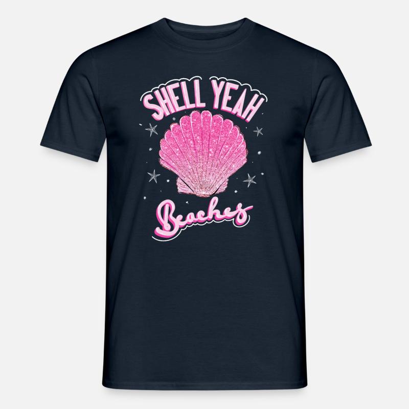 Vacances d’été Beach Shell - T-shirt homme - marine