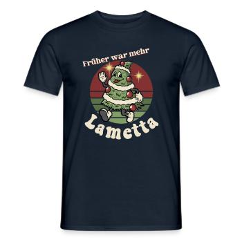 There used to be more tinsel - Men's T-Shirt - navy - Front - AI Model Male 178 light (178cm)