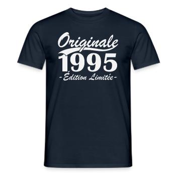 Original 1995 Limited Edition - Men's T-Shirt - navy - Front - AI Model Male 178 light (178cm)
