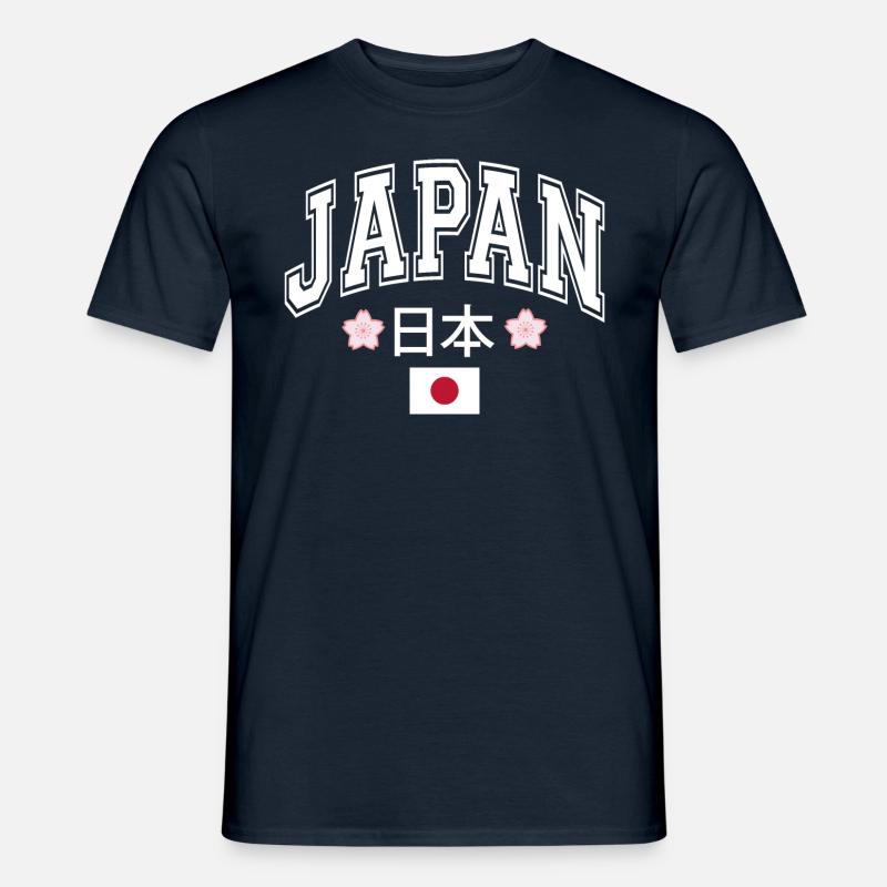 Japan - Männer T-Shirt - Navy