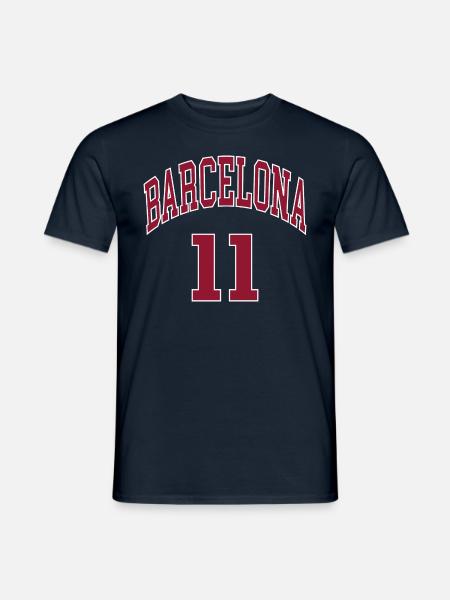 Barcelone 11 - T-shirt homme - marine