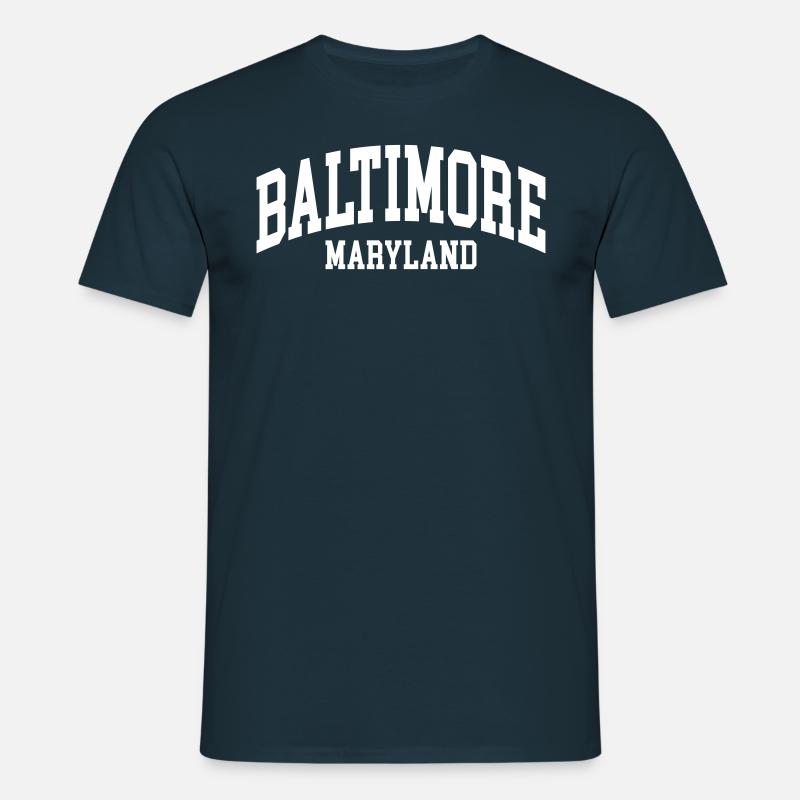 Baltimore - Männer T-Shirt - Navy