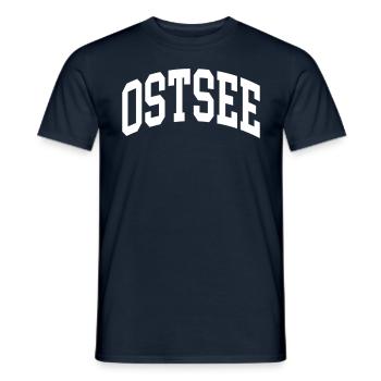 Mer Baltique - T-shirt homme - marine - Devant - AI Model Male 178 light (178cm)