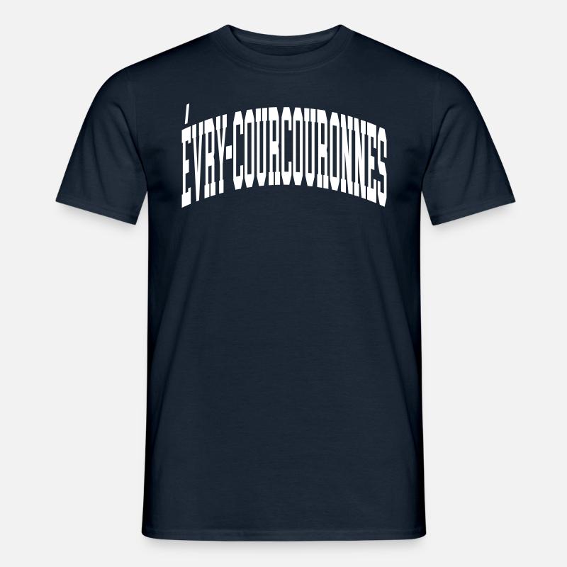 Évry-Courcouronnes - Männer T-Shirt - Navy