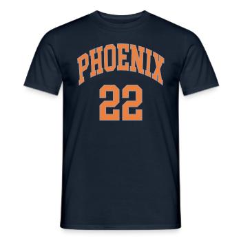 Phoenix 22 - Männer T-Shirt - Navy - Vorne - AI Model Male 178 light (178cm)