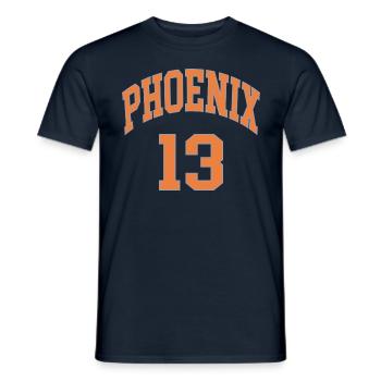Phoenix 13 - Männer T-Shirt - Navy - Vorne - AI Model Male 178 light (178cm)
