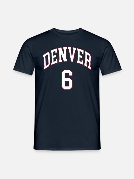 Denver 6 - Männer T-Shirt - Navy