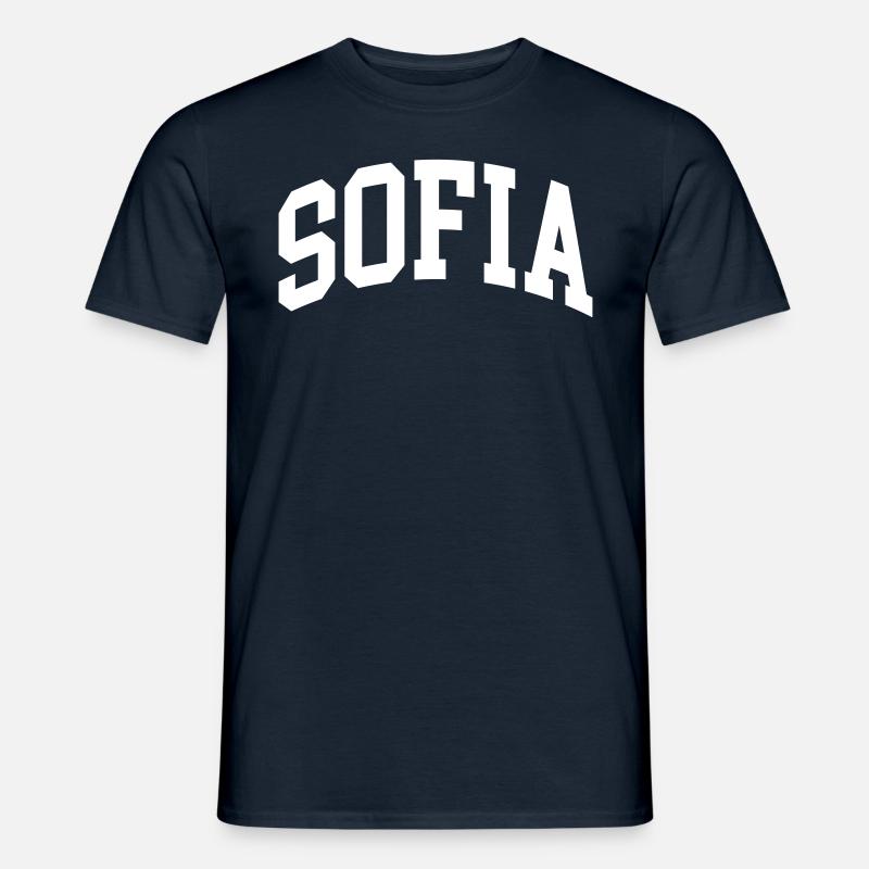 Sofia - Männer T-Shirt - Navy