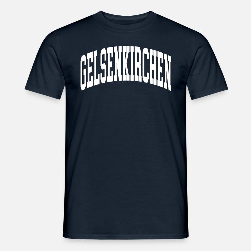 Gelsenkirchen - Männer T-Shirt - Navy