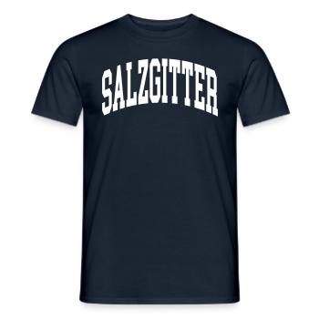 Salzgitter - Männer T-Shirt - Navy - Vorne - AI Model Male 178 light (178cm)
