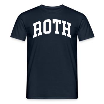 Roth - Männer T-Shirt - Navy - Vorne - AI Model Male 178 light (178cm)
