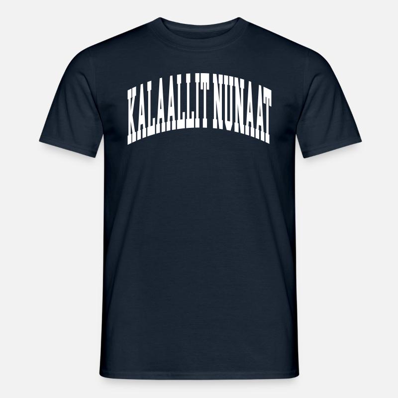 Kalaallit Nunaat - Mænd T-shirt - marineblå