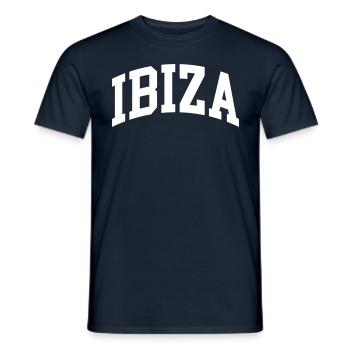 Ibiza - Men's T-Shirt - navy - Front - AI Model Male 178 light (178cm)