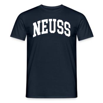 Neuss - T-shirt homme - marine - Devant - AI Model Male 178 light (178cm)