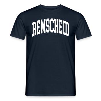 Remscheid - Men's T-Shirt - navy - Front - AI Model Male 178 light (178cm)